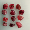 Natural Spinel Rough Uncut Gemstone 31.5 Carats 12 Pcs Hot Pink Color VVS Clarity Jewelry Making
