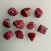 Natural Spinel Rough Uncut Gemstone 37.2 Carats 10 Pcs Hot Pink Color VVS Clarity Jewelry Making