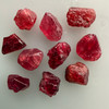 Natural Spinel Rough Uncut Gemstone 29.8 Carats 10 Pcs Hot Pink Color VVS Clarity Jewelry Making