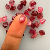 Natural Spinel Rough Uncut Gemstone 50.05 Carats 35 Pcs Hot Pink Color VVS Clarity Jewelry Making