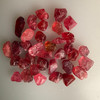 Natural Spinel Rough Uncut Gemstone 50.05 Carats 35 Pcs Hot Pink Color VVS Clarity Jewelry Making