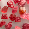 Natural Spinel Rough Uncut Gemstone 50.05 Carats 35 Pcs Hot Pink Color VVS Clarity Jewelry Making