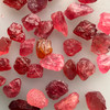 Natural Spinel Rough Uncut Gemstone 50.05 Carats 35 Pcs Hot Pink Color VVS Clarity Jewelry Making