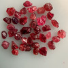 Natural Spinel Rough Uncut Gemstone 50.4 Carats 38 Pcs Hot Pink Color VVS Clarity Jewelry Making