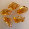 Natural Citrine Uncut Gemstone Rough 77.45 Carats 5 Pcs Bi-Color Golden Citrine | Faceting & Jewelry Making November Birthstone