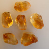 Natural Citrine Uncut Gemstone Rough 86.95 Carats 6 Pcs Deep Golden Yellow Color | Faceting & Jewelry Making November Birthstone
