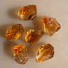 Natural Citrine Uncut Gemstone Rough 86.95 Carats 6 Pcs Deep Golden Yellow Color | Faceting & Jewelry Making November Birthstone