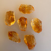 Natural Citrine Uncut Gemstone Rough 86.95 Carats 6 Pcs Deep Golden Yellow Color | Faceting & Jewelry Making November Birthstone
