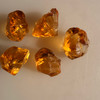 Natural Citrine Uncut Gemstone Rough 77.75 Carats 5 Pcs Deep Golden Yellow-Madeira Color | Faceting & Jewelry Making November Birthstone