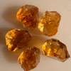 Natural Citrine Uncut Gemstone Rough 79.80 Carats 5 Pcs Deep Golden Yellow-Madeira Color | Faceting & Jewelry Making November Birthstone