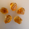 Natural Citrine Uncut Gemstone Rough 79.80 Carats 5 Pcs Deep Golden Yellow-Madeira Color | Faceting & Jewelry Making November Birthstone