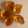 Natural Citrine Uncut Gemstone Rough 79.80 Carats 5 Pcs Deep Golden Yellow-Madeira Color | Faceting & Jewelry Making November Birthstone