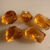 Natural Citrine Uncut Gemstone Rough 70.45 Carats 5 Pcs Deep Golden Yellow Color | Faceting & Jewelry Making November Birthstone