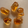 Natural Citrine Uncut Gemstone Rough 70.45 Carats 5 Pcs Deep Golden Yellow Color | Faceting & Jewelry Making November Birthstone