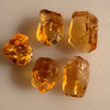 Natural Citrine Uncut Gemstone Rough 70.45 Carats 5 Pcs Deep Golden Yellow Color | Faceting & Jewelry Making November Birthstone