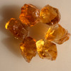 Natural Citrine Uncut Gemstone Rough 87.60 Carats 6 Pcs Deep Golden Yellow Color | Faceting & Jewelry Making November Birthstone