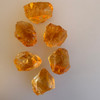 Natural Citrine Uncut Gemstone Rough 87.60 Carats 6 Pcs Deep Golden Yellow Color | Faceting & Jewelry Making November Birthstone