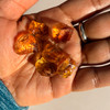 Natural Citrine Uncut Gemstone Rough 91.30 Carats 6 Pcs Deep Golden Yellow Color | Faceting & Jewelry Making November Birthstone