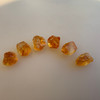 Natural Citrine Uncut Gemstone Rough 92.00 Carats 6 Pcs Deep Golden Yellow Color | Faceting & Jewelry Making November Birthstone