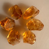 Natural Citrine Uncut Gemstone Rough 92.00 Carats 6 Pcs Deep Golden Yellow Color | Faceting & Jewelry Making November Birthstone