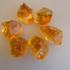 Natural Citrine Uncut Gemstone Rough 92.00 Carats 6 Pcs Deep Golden Yellow Color | Faceting & Jewelry Making November Birthstone