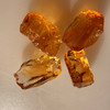 Natural Citrine Uncut Gemstone Rough 60.55 Carats 4 Pcs Deep Golden Yellow Color | Faceting & Jewelry Making November Birthstone
