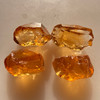 Natural Citrine Uncut Gemstone Rough 60.55 Carats 4 Pcs Deep Golden Yellow Color | Faceting & Jewelry Making November Birthstone