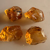 Natural Citrine Uncut Gemstone Rough 64.70 Carats 4 Pcs Deep Golden Yellow Color | Faceting & Jewelry Making November Birthstone