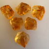 Natural Citrine Uncut Gemstone Rough 94.00 Carats 6 Pcs Deep Golden Yellow-Madeira Color | Faceting & Jewelry Making November Birthstone