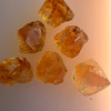 Natural Citrine Uncut Gemstone Rough 94.00 Carats 6 Pcs Deep Golden Yellow-Madeira Color | Faceting & Jewelry Making November Birthstone