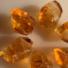 Natural Citrine Uncut Gemstone Rough 88.05 Carats 6 Pcs Deep Golden Yellow-Madeira Color | Faceting & Jewelry Making November Birthstone