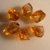 Natural Citrine Uncut Gemstone Rough 88.05 Carats 6 Pcs Deep Golden Yellow-Madeira Color | Faceting & Jewelry Making November Birthstone
