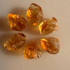 Natural Citrine Uncut Gemstone Rough 88.05 Carats 6 Pcs Deep Golden Yellow-Madeira Color | Faceting & Jewelry Making November Birthstone
