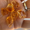 Natural Citrine Uncut Gemstone Rough 88.05 Carats 6 Pcs Deep Golden Yellow-Madeira Color | Faceting & Jewelry Making November Birthstone