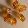Natural Citrine Uncut Gemstone Rough 94.45 Carats 6 Pcs Deep Golden Yellow Color | Faceting & Jewelry Making November Birthstone