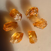 Natural Citrine Uncut Gemstone Rough 94.45 Carats 6 Pcs Deep Golden Yellow Color | Faceting & Jewelry Making November Birthstone