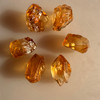 Natural Citrine Uncut Gemstone Rough 94.45 Carats 6 Pcs Deep Golden Yellow Color | Faceting & Jewelry Making November Birthstone