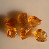 Natural Citrine Uncut Gemstone Rough 91.05 Carats 6 Pcs Deep Golden Yellow Color | Faceting & Jewelry Making November Birthstone