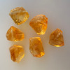 Natural Citrine Uncut Gemstone Rough 93.50 Carats 6 Pcs Deep Golden Yellow-Madeira Color | Faceting & Jewelry Making November Birthstone