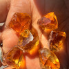 Natural Citrine Uncut Gemstone Rough 93.50 Carats 6 Pcs Deep Golden Yellow-Madeira Color | Faceting & Jewelry Making November Birthstone