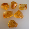 Natural Citrine Uncut Gemstone Rough 93.50 Carats 6 Pcs Deep Golden Yellow-Madeira Color | Faceting & Jewelry Making November Birthstone