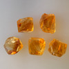 Natural Citrine Uncut Gemstone Rough 77.45 Carats 5 Pcs Deep Golden Yellow Color | Faceting & Jewelry Making November Birthstone