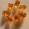 Natural Citrine Uncut Gemstone Rough 108.00 Carats 7 Pcs Deep Golden Yellow Color | Faceting & Jewelry Making November Birthstone