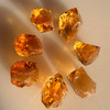 Natural Citrine Uncut Gemstone Rough 108.00 Carats 7 Pcs Deep Golden Yellow Color | Faceting & Jewelry Making November Birthstone