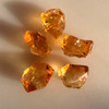 Natural Citrine Uncut Gemstone Rough 94.00 Carats 5 Pcs Deep Golden Yellow Color | Faceting & Jewelry Making November Birthstone