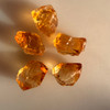 Natural Citrine Uncut Gemstone Rough 94.00 Carats 5 Pcs Deep Golden Yellow Color | Faceting & Jewelry Making November Birthstone