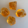 Natural Citrine Uncut Gemstone Rough 72.30 Carats 4 Pcs Deep Golden Yellow Color | Faceting & Jewelry Making November Birthstone