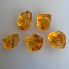 Natural Citrine Uncut Gemstone Rough 94.00 Carats 5 Pcs Deep Golden Yellow Color | Faceting & Jewelry Making November Birthstone