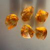 Natural Citrine Uncut Gemstone Rough 94.00 Carats 5 Pcs Deep Golden Yellow Color | Faceting & Jewelry Making November Birthstone