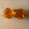 Natural Citrine Uncut Gemstone Rough 37.25 Carats 2 Pcs Deep Golden Yellow Color | Faceting & Jewelry Making November Birthstone